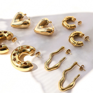 Schmucksets Ohrringe aus Edelstahl: sofort tragbar & stilvoll inszeniert