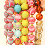 Neu Statement-Wachskordel-Acrylperlen 