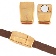 DQ Metall Magnetverschluss Ø5.1x2.2mm Rosegold (nickelfrei)