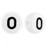 Acryl Zahlen 0 Weiss