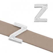 DQ Metall Schieber Buchstabe "Z" Ø10.3x2.3mm Antik silber (nickelfrei)