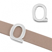 DQ Metall Schieber Buchstabe "Q" Ø10.3x2.3mm Antik silber (nickelfrei)