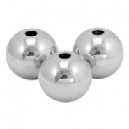 Stainless steel - Rostfrei Stahl Perlen 8mm Silber