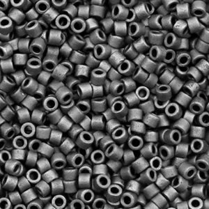 Miyuki Perlen delica's 11/0 Metallic matte slate grey DB-306