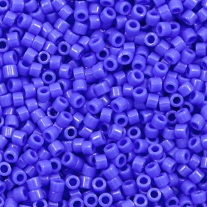 Miyuki Perlen delica's 11/0 Opaque cyan blue