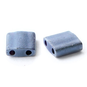 Miyuki Perlen tila 5x5mm Opaque matte gun metal grey TL-2001