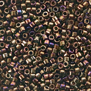 Miyuki Perlen delica's 11/0 Metallic iris brown DB-7