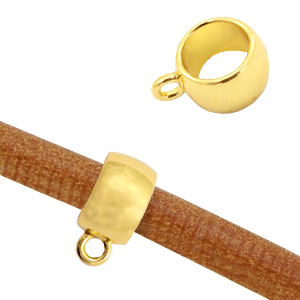 Basic quality Metall Ring mit &Ouml;se &Oslash;3.7mm Gold (nickelefrei)