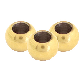 Stainless Steel - Rostfrei Stahl Perlen 6mm Gold