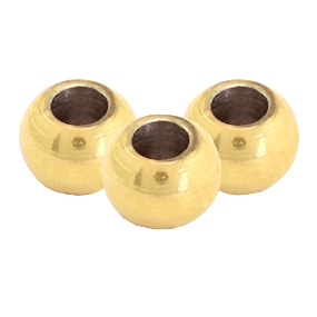 Stainless Steel - Rostfrei Stahl Perlen 5mm Gold