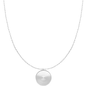 Polaris Steel Ketten aus Stainless Steel mit Settung f&uuml;r 20mm Cabochon Silber