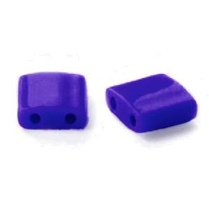 Miyuki Perlen tila 5x5mm Opaque cobalt  blue TL-414