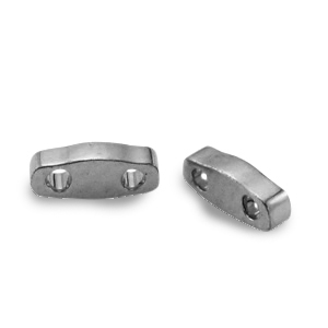 Miyuki Perlen quarter tila 5x1.2mm Plated nickel anthracite QTL-190