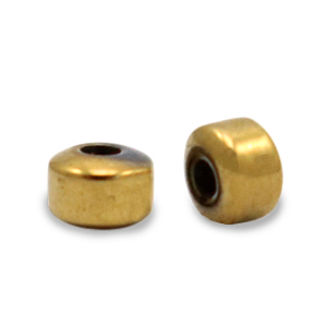 H&auml;matit Perlen Disc Gold