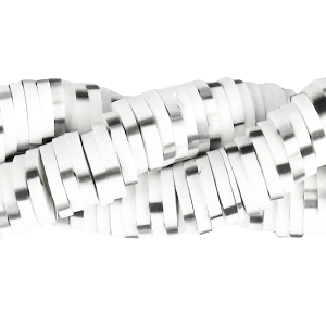 Katsuki Perlen 6mm Bright white-black