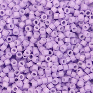 Miyuki Perlen delica's 11/0 Duracoat opaque dyed columbine lila DB-2138