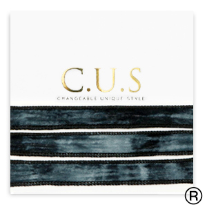 C.U.S&reg; Schmuckband Dip dye black