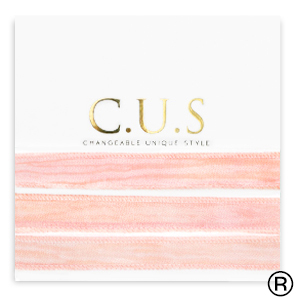 C.U.S&reg; Schmuckband Dip dye blossom pink