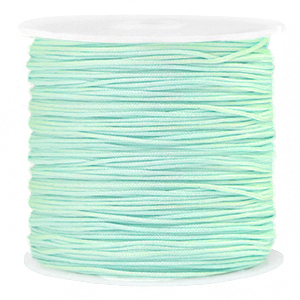 Macram&eacute; Band 0.8mm Soft turquoise green