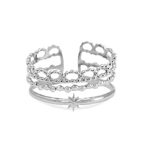 Ringe aus Stainless Steel - Rostfreiem Stahl Silber