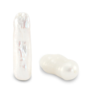 BQ S&uuml;sswasserperlen Irregular high luster Natural white