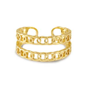 Ringe aus Stainless Steel - Rostfreiem Stahl Gold