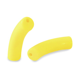 Acryl perlen Tube Blazing yellow