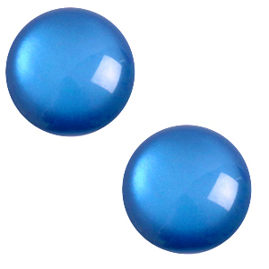 12 mm classic Cabochon Polaris Elements Lucido Light cobalt blue