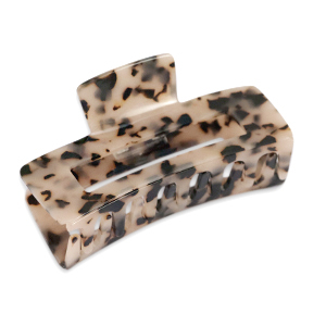 Haarschmuck hair clamp Tortoise beige