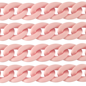 Acrylkette 29mm matt Light pink