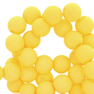 8 mm Acrylperlen Blazing yellow