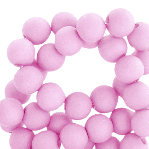 4 mm Acrylperlen Pretty pink