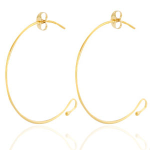 Ohrringe aus Stainless Steel - Rostfreiem Stahl Gold