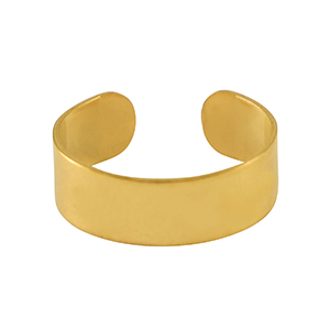 Stainless Steel - Rostfrei Stahl Schmuckzubeh&ouml;r Ringe Gold