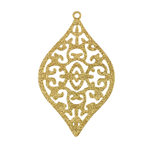 Stainless Steel - Rostfrei Stahl Anh&auml;nger Bohemian Gold