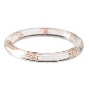 Armb&auml;nder mit getrockneter Blume Light pink