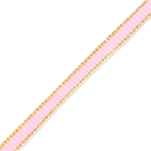 Schmuckband Light pink-gold