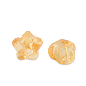 Acryl Perlen Stern Spectra yellow transparent