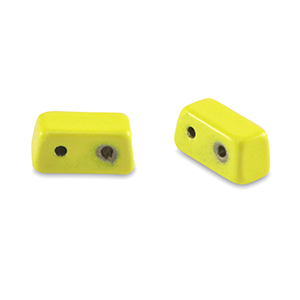 Tile beads Rechteck Yellow