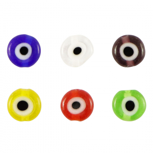 Millefiori-Perlen Disc Auge 6mm Multicolour