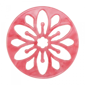 Resin Anh&auml;nger Mandala Mellow rose