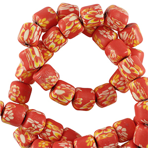Polymer Perlen 6mm Red