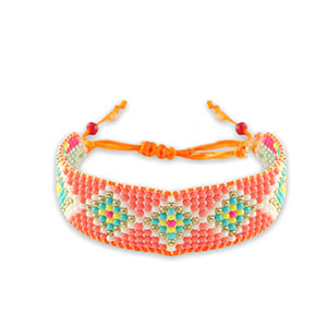 Armb&auml;nder Paradise peach-white