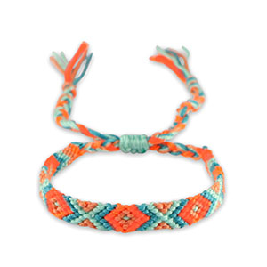 Armb&auml;nder Soft turquoise blue-neon orange
