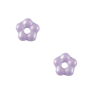 B&ouml;hmische Perlen Blume 5mm Lilac