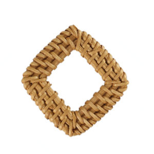 Rattan Anh&auml;nger Rhombus Natural beige