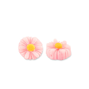 Resin Perlen Blume 8mm Light pink