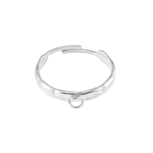 Ringe aus Stainless Steel - Rostfreiem Stahl mit &Ouml;se Silber