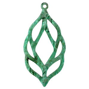 Resin Anh&auml;nger Multicolor green