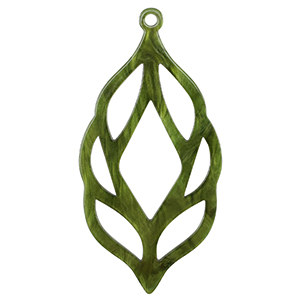 Resin Anh&auml;nger Moss green